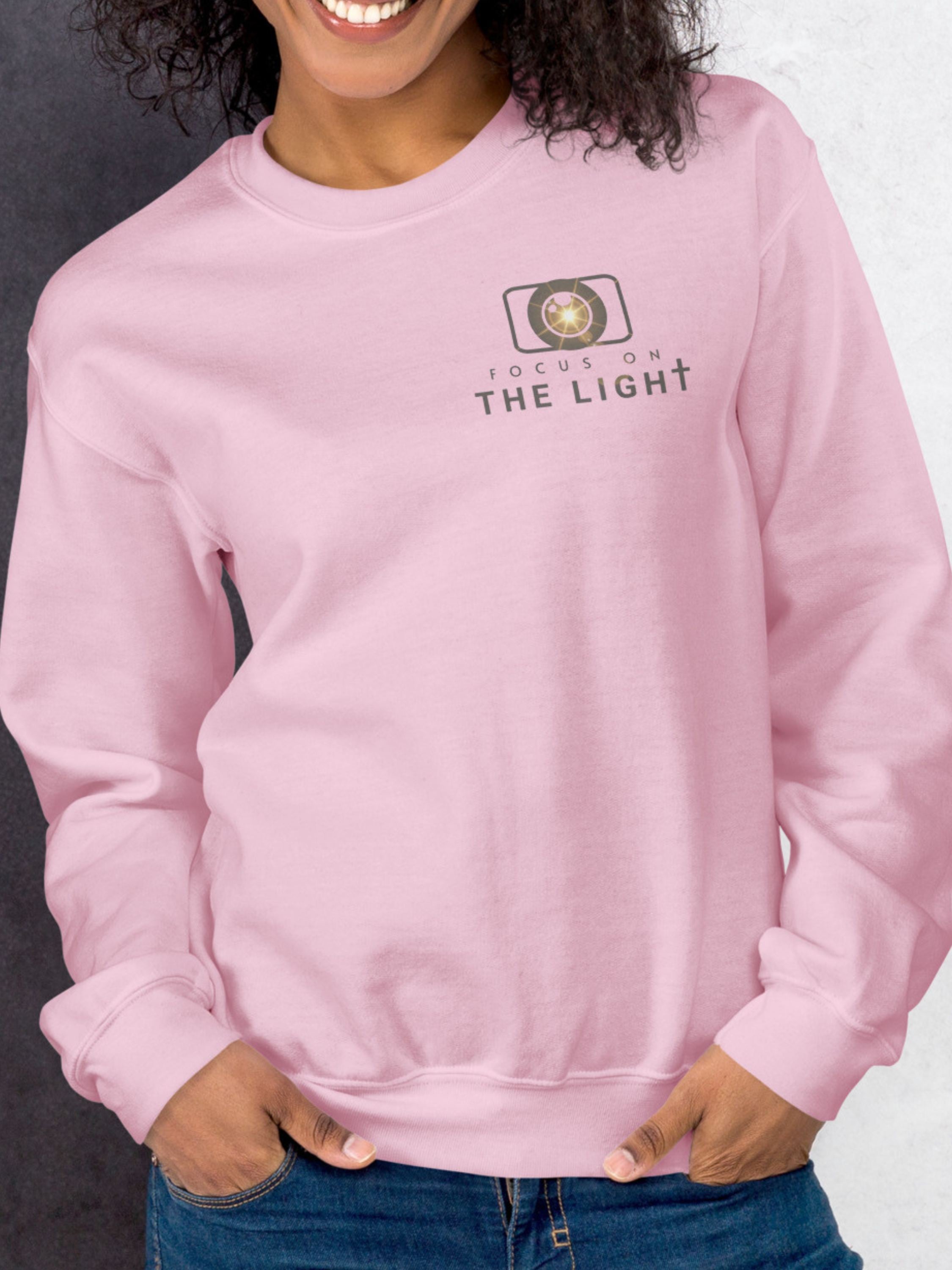 Focus on the Light — Fundraiser Crewneck Sweatshirt