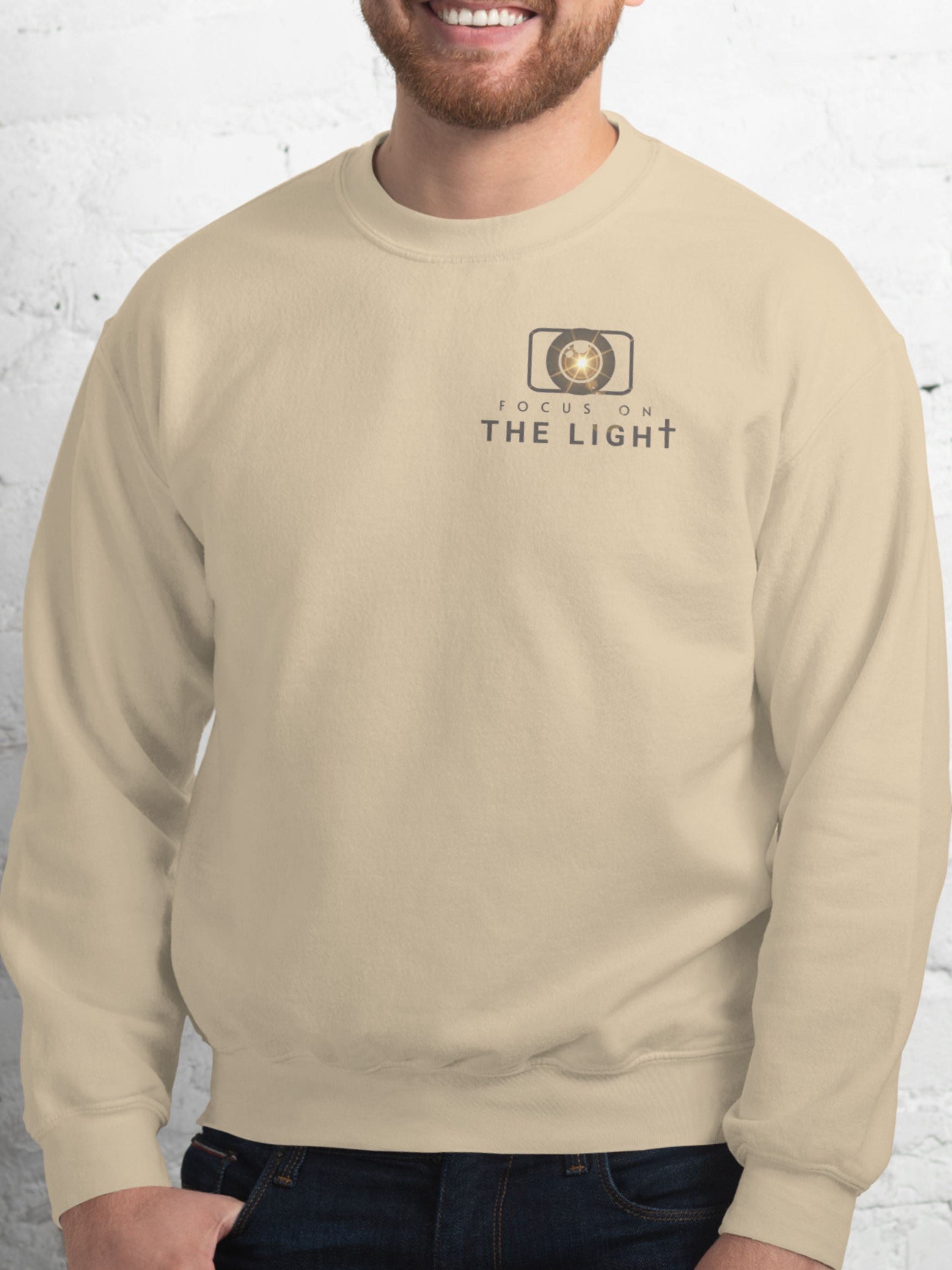 Focus on the Light — Fundraiser Crewneck Sweatshirt