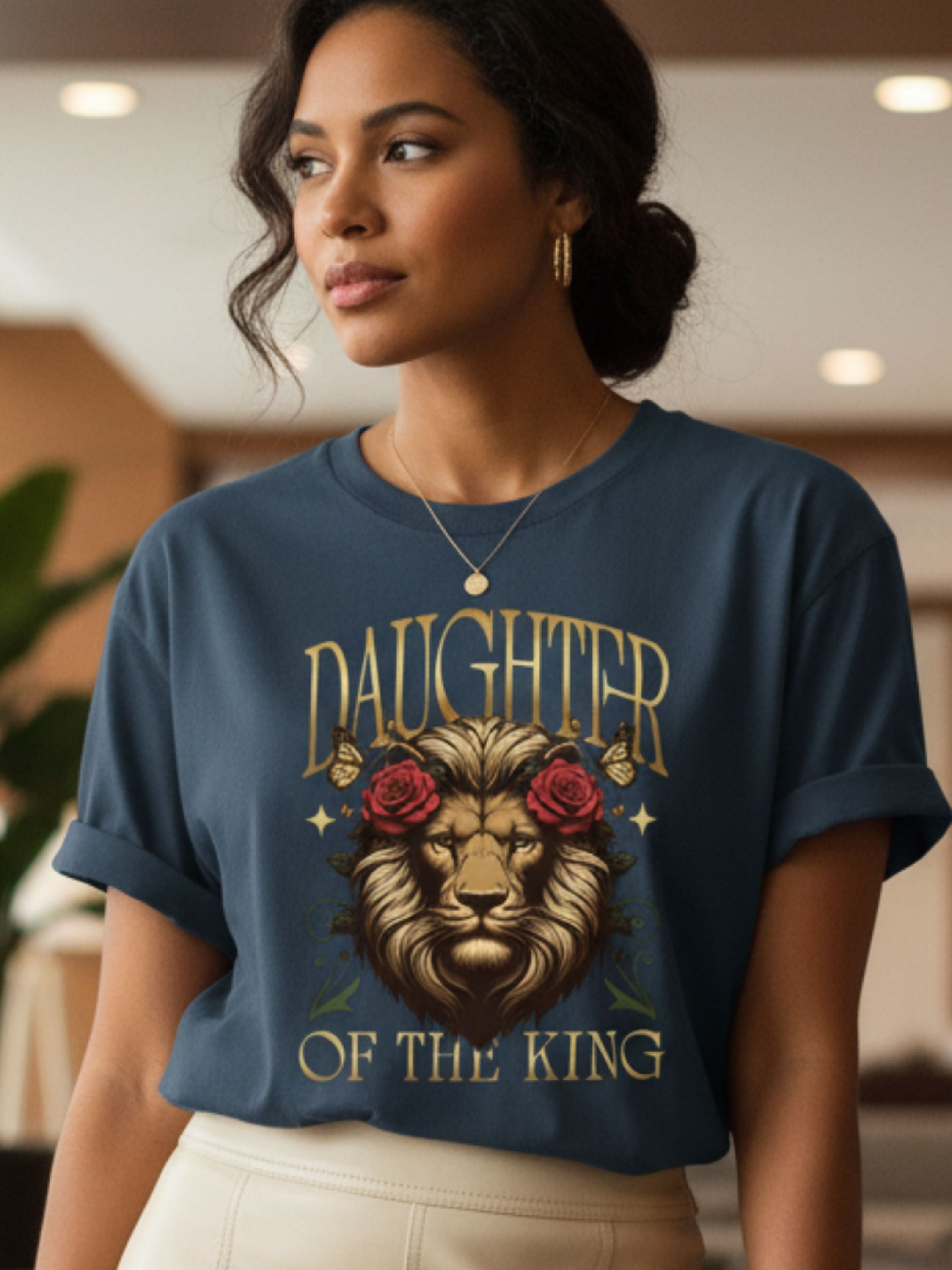 Daughter of the King — The Lion of Judah Tee