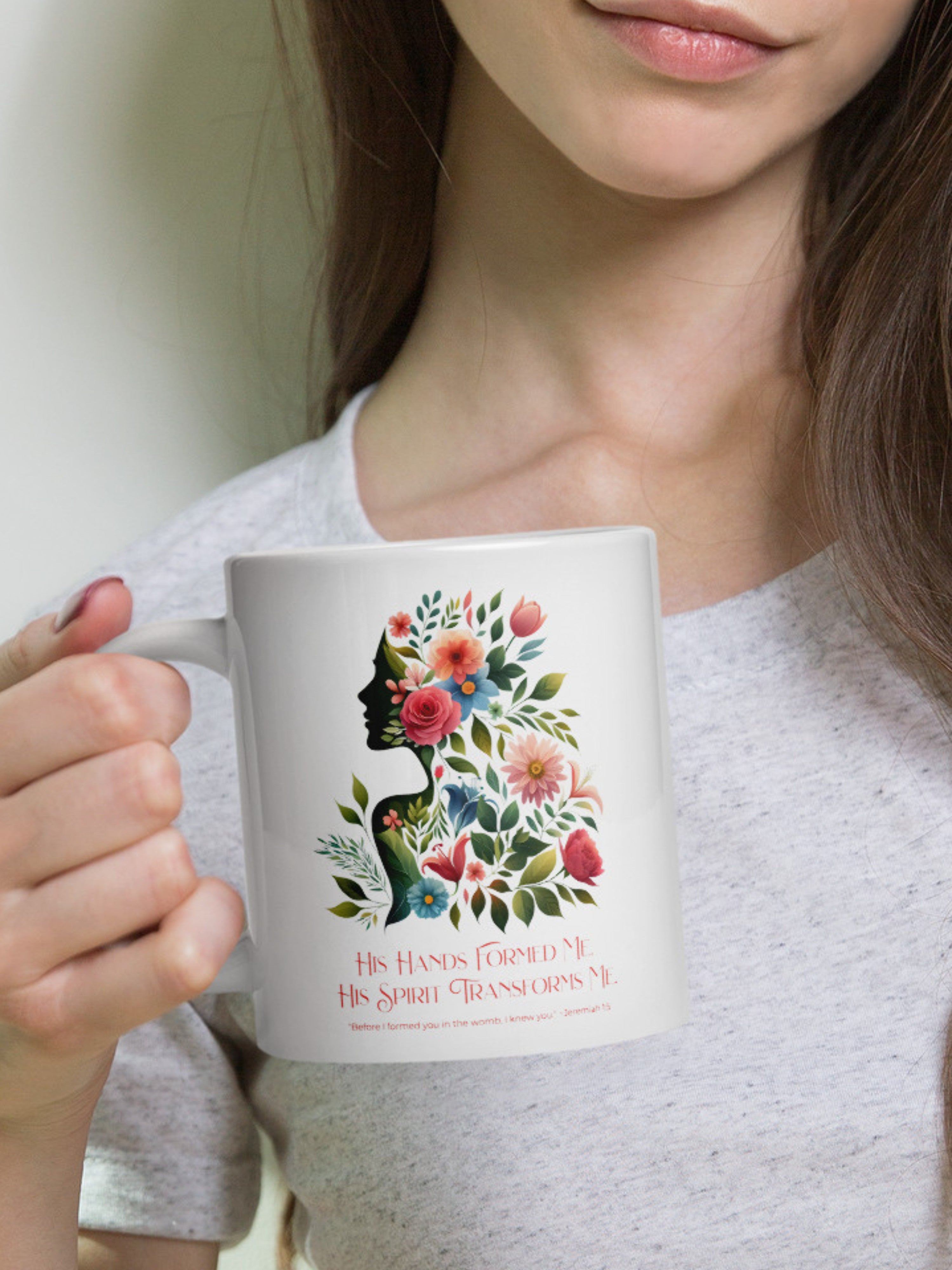 His Hands Formed Me. — Transformation Mug