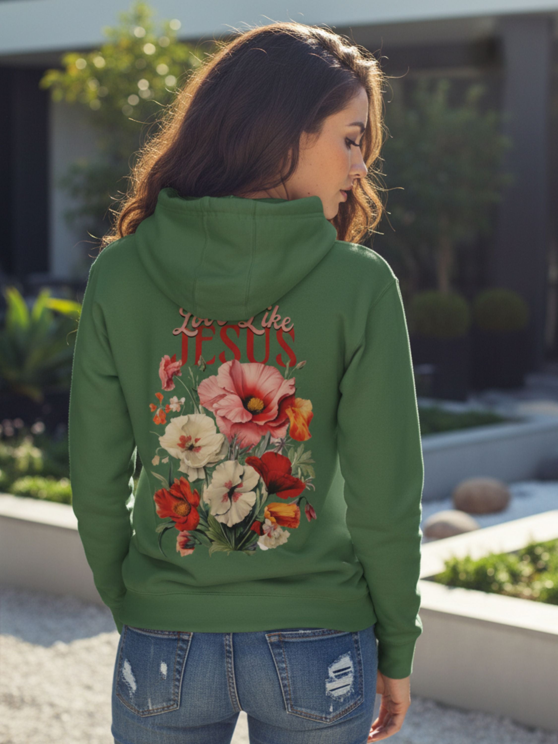 Love Like Jesus — Wildflowers Hoodie