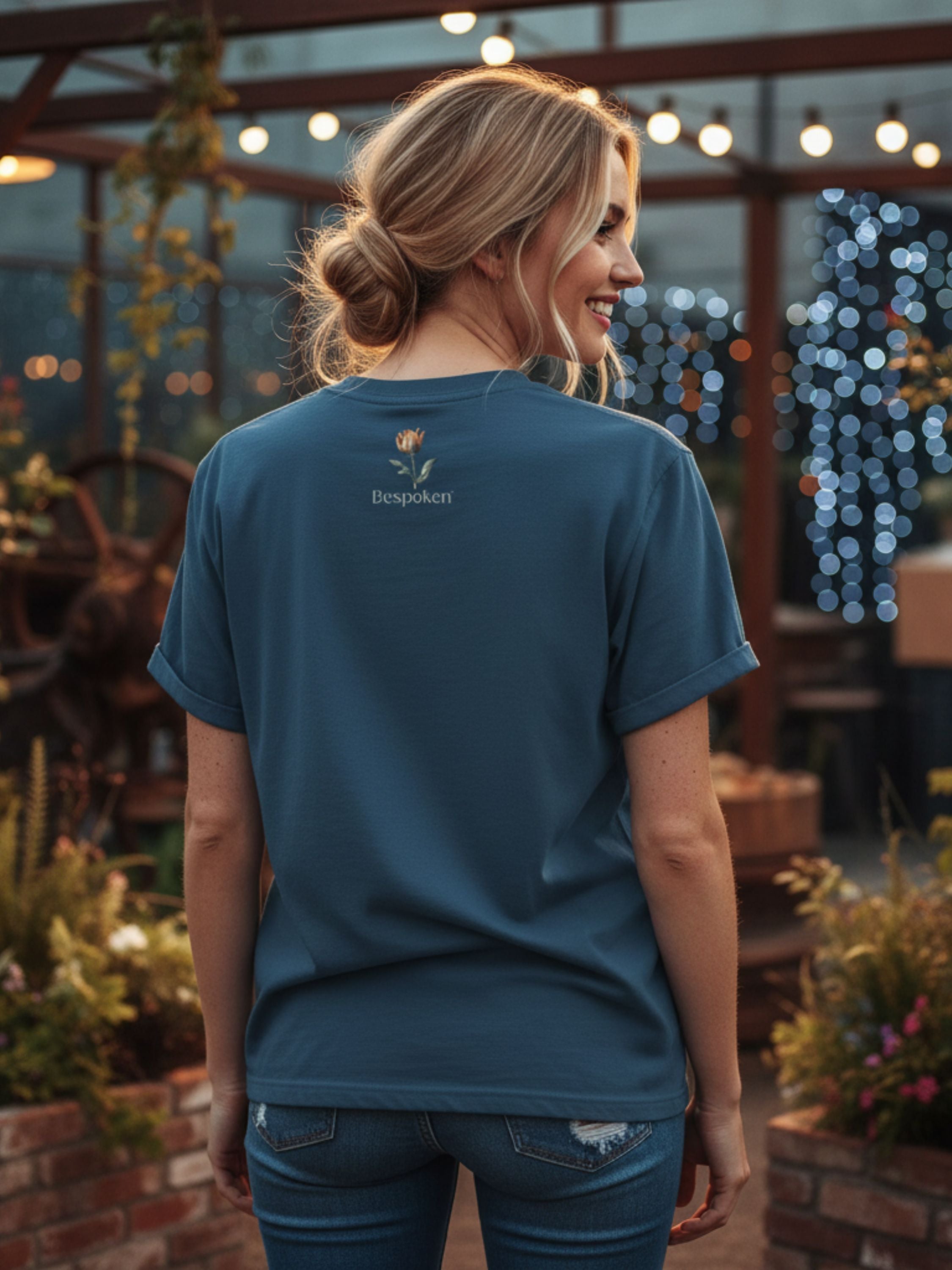 Living Proof of a Loving God — Tulip Design on Dark