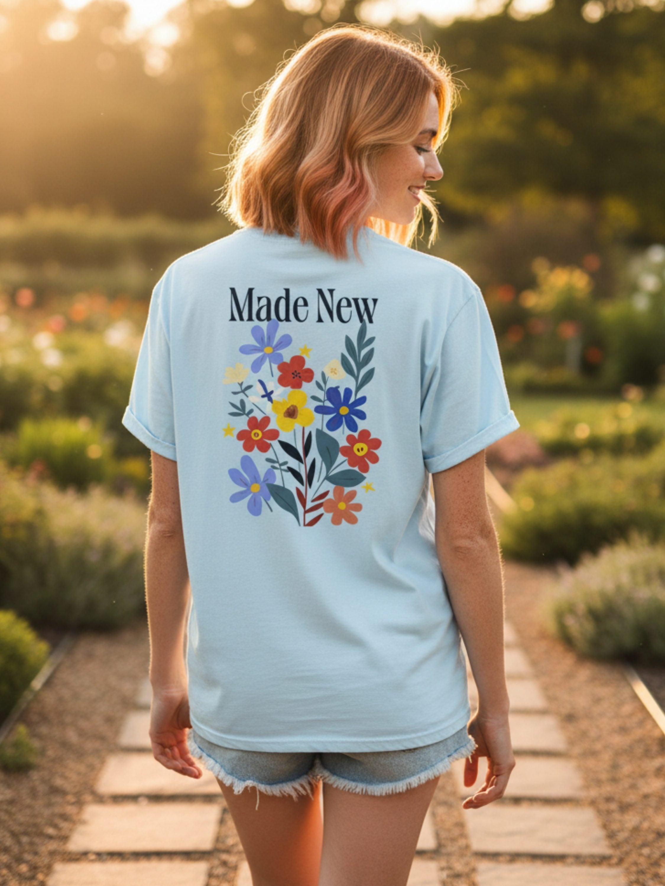 Made New — Whimsy Flowers T-Shirt