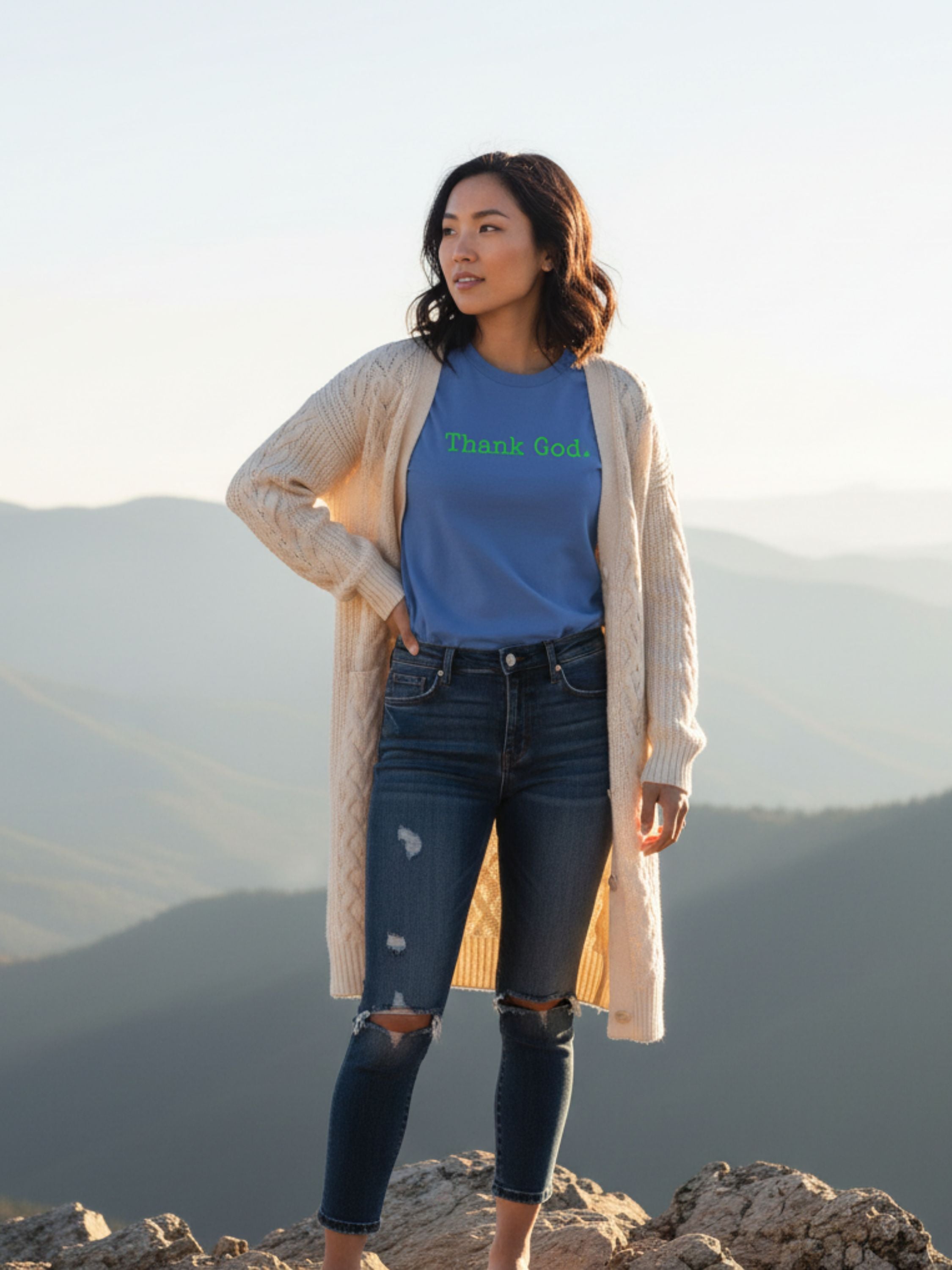 Thank God — Bright Lines Christian Tee