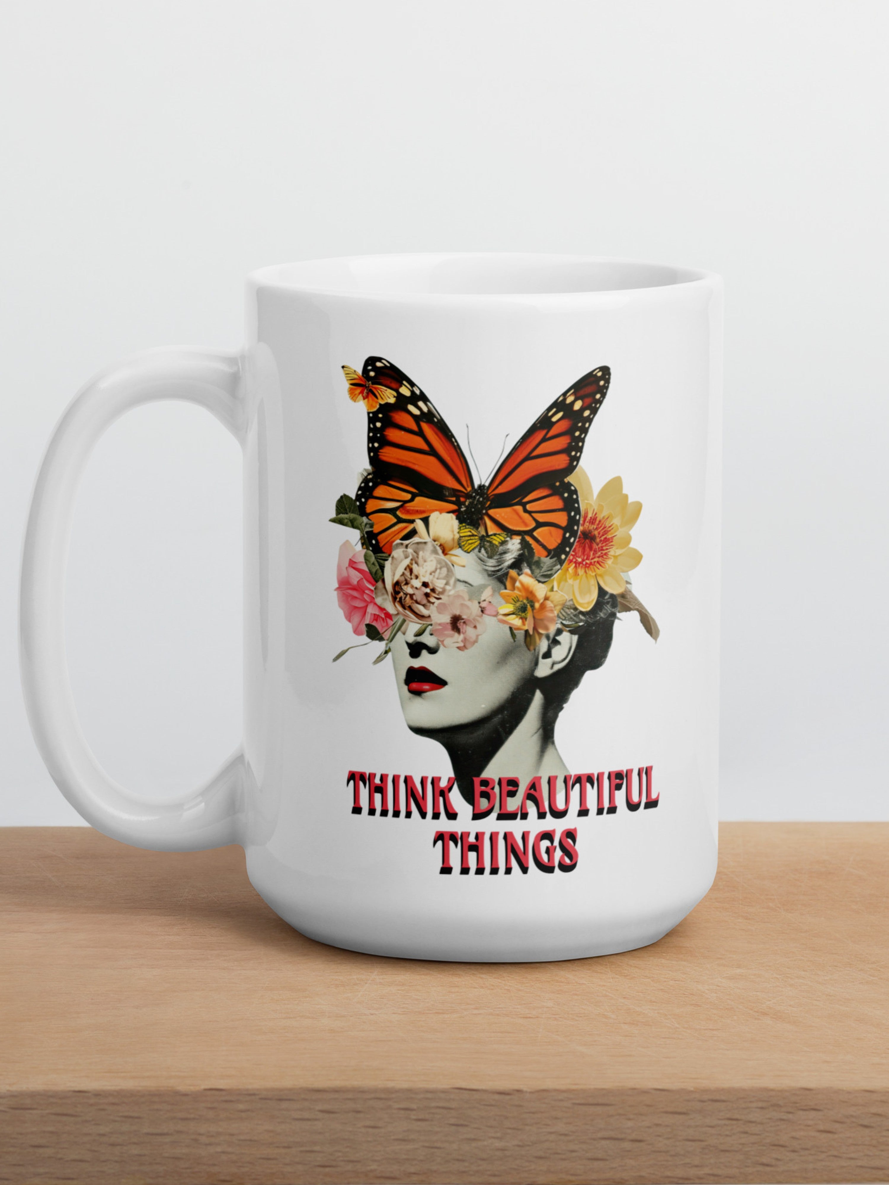Think Beautiful Things — He Renews Your Mind Mug