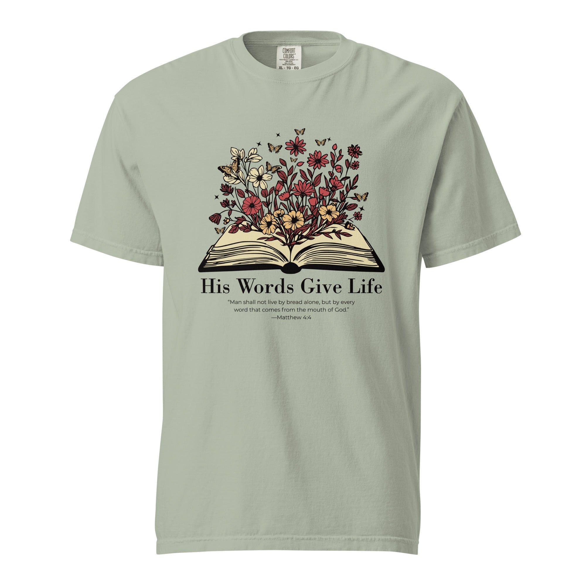 His Words Give Life — Bible & Blooms