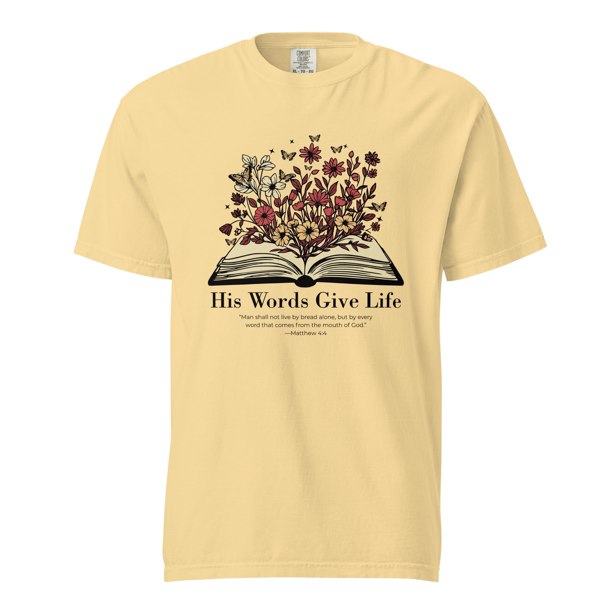 His Words Give Life — Bible & Blooms