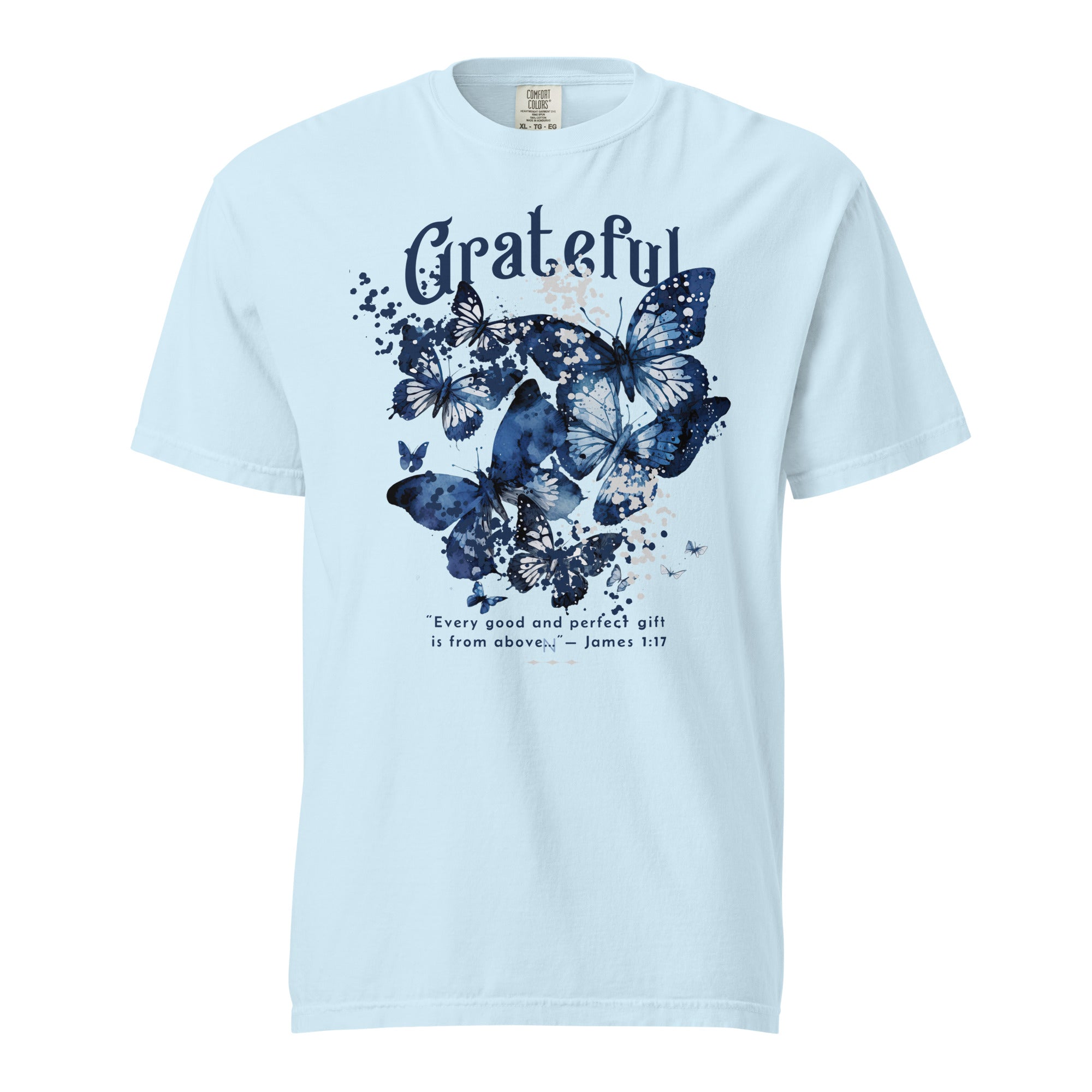 Grateful, Every Good and Perfect Gift — Blue Butterfly