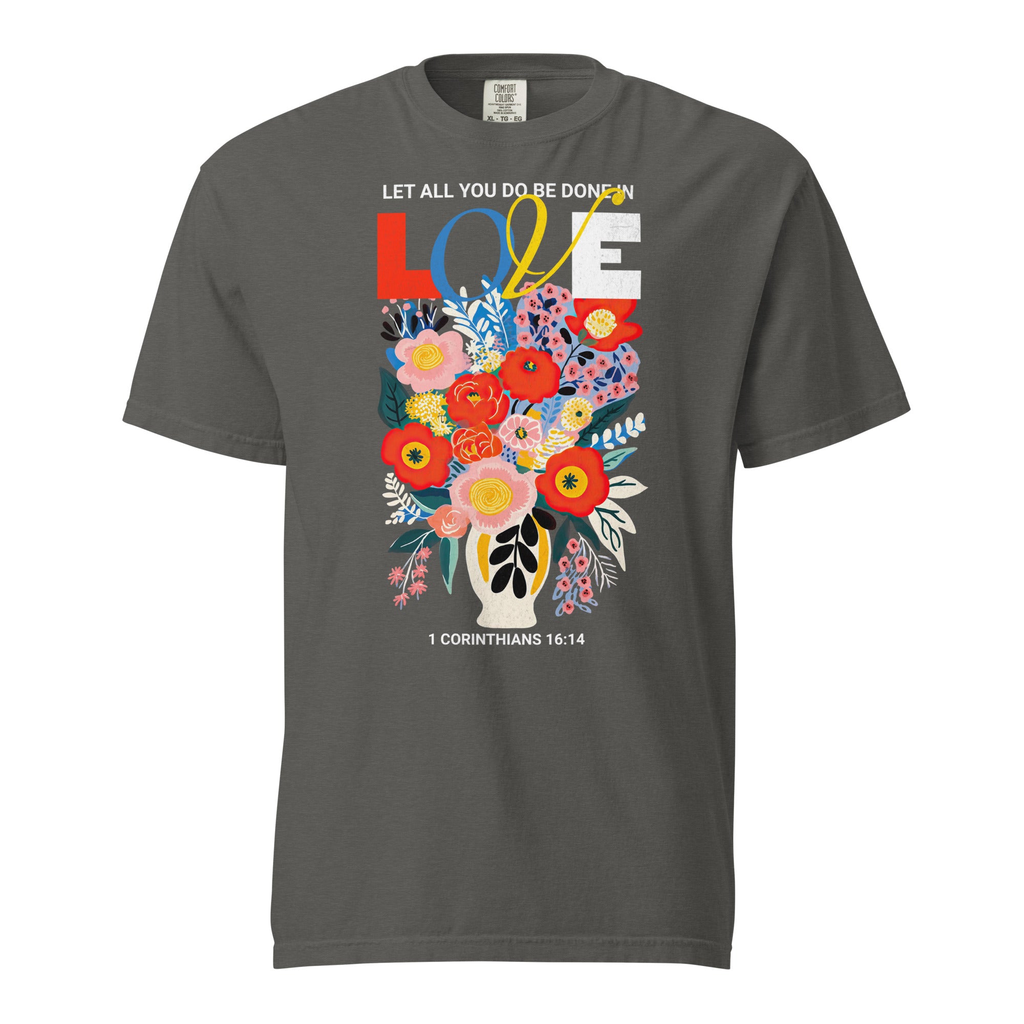 Let All You do be done in LOVE — Color Block Bouquet