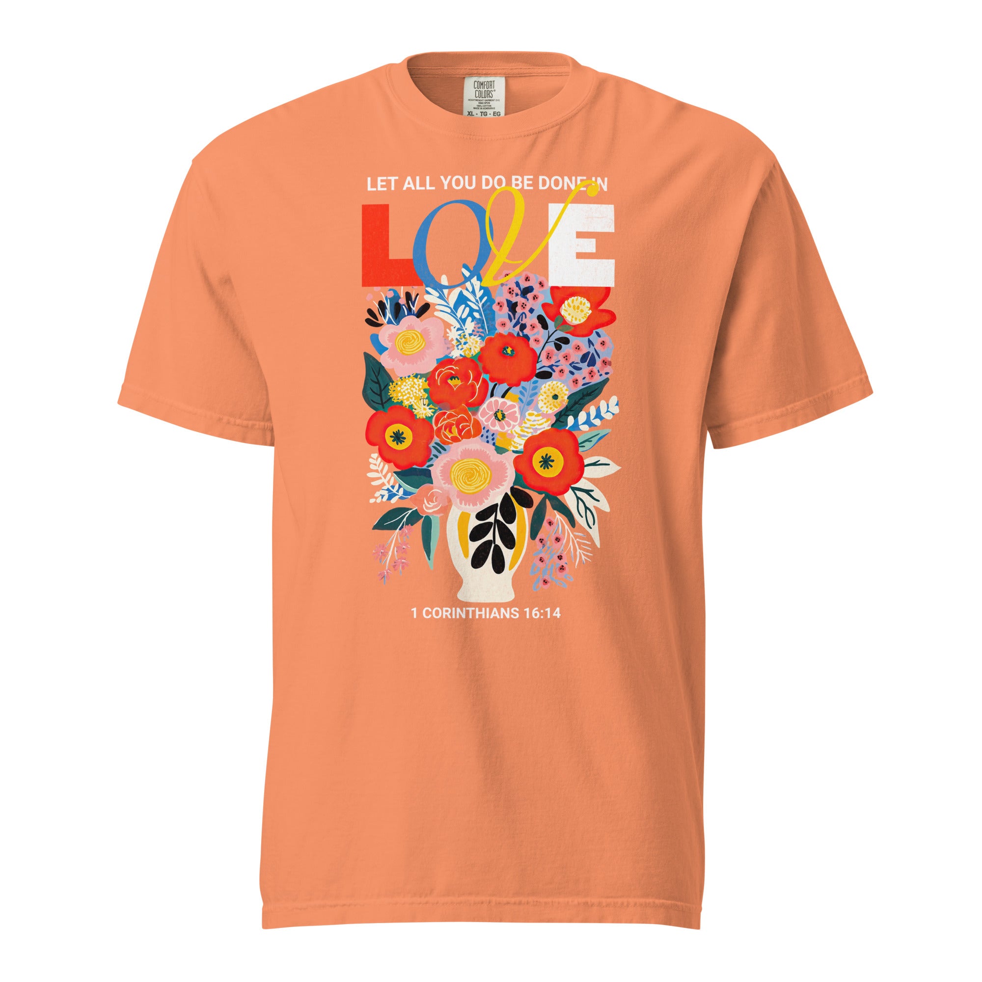 Let All You do be done in LOVE — Color Block Bouquet