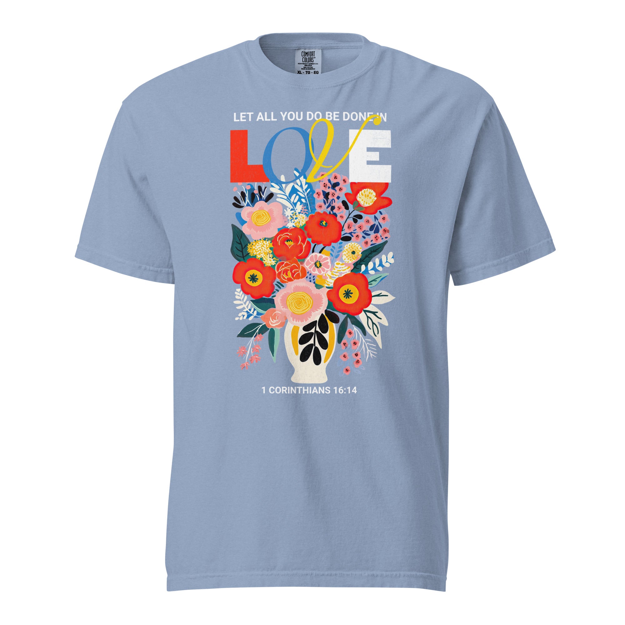 Let All You do be done in LOVE — Color Block Bouquet