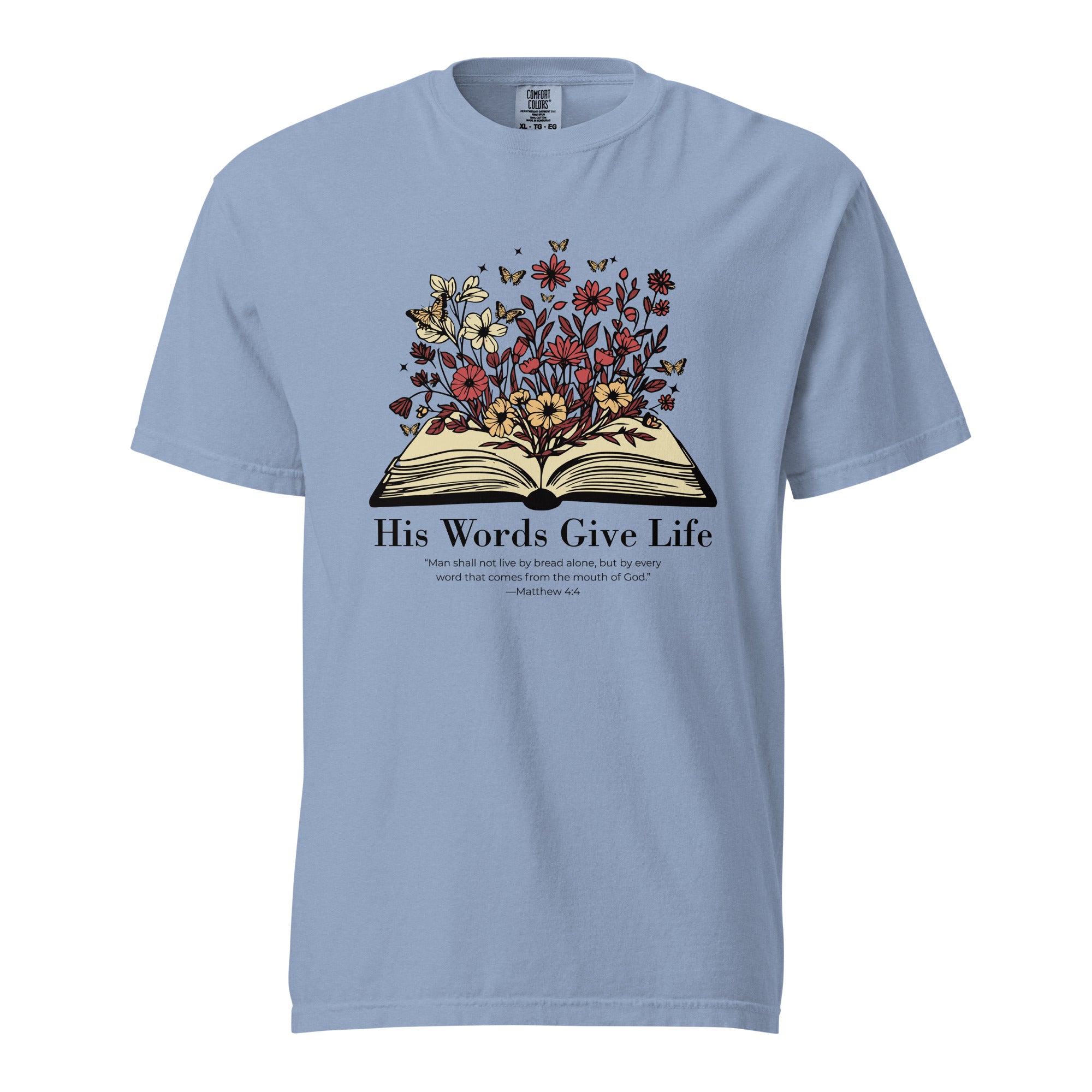 His Words Give Life — Bible & Blooms