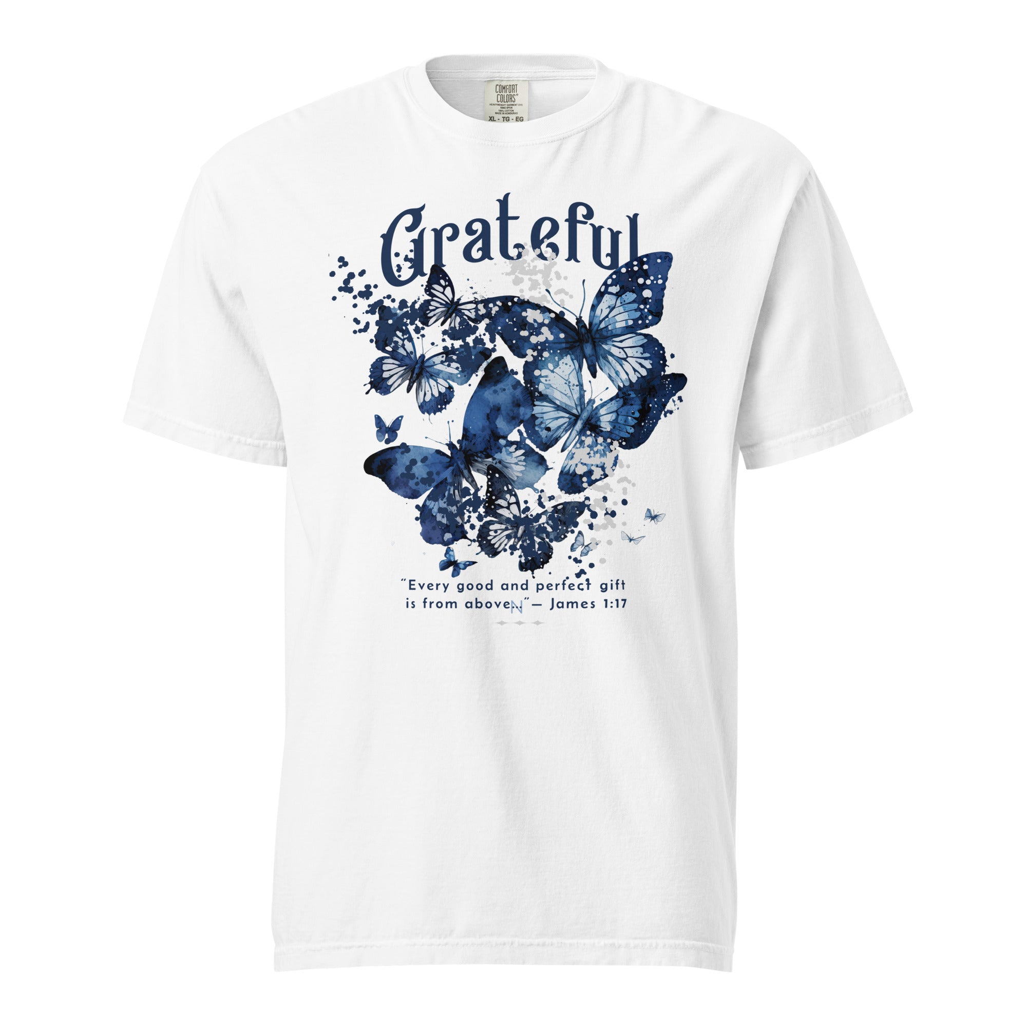 Grateful, Every Good and Perfect Gift — Blue Butterfly