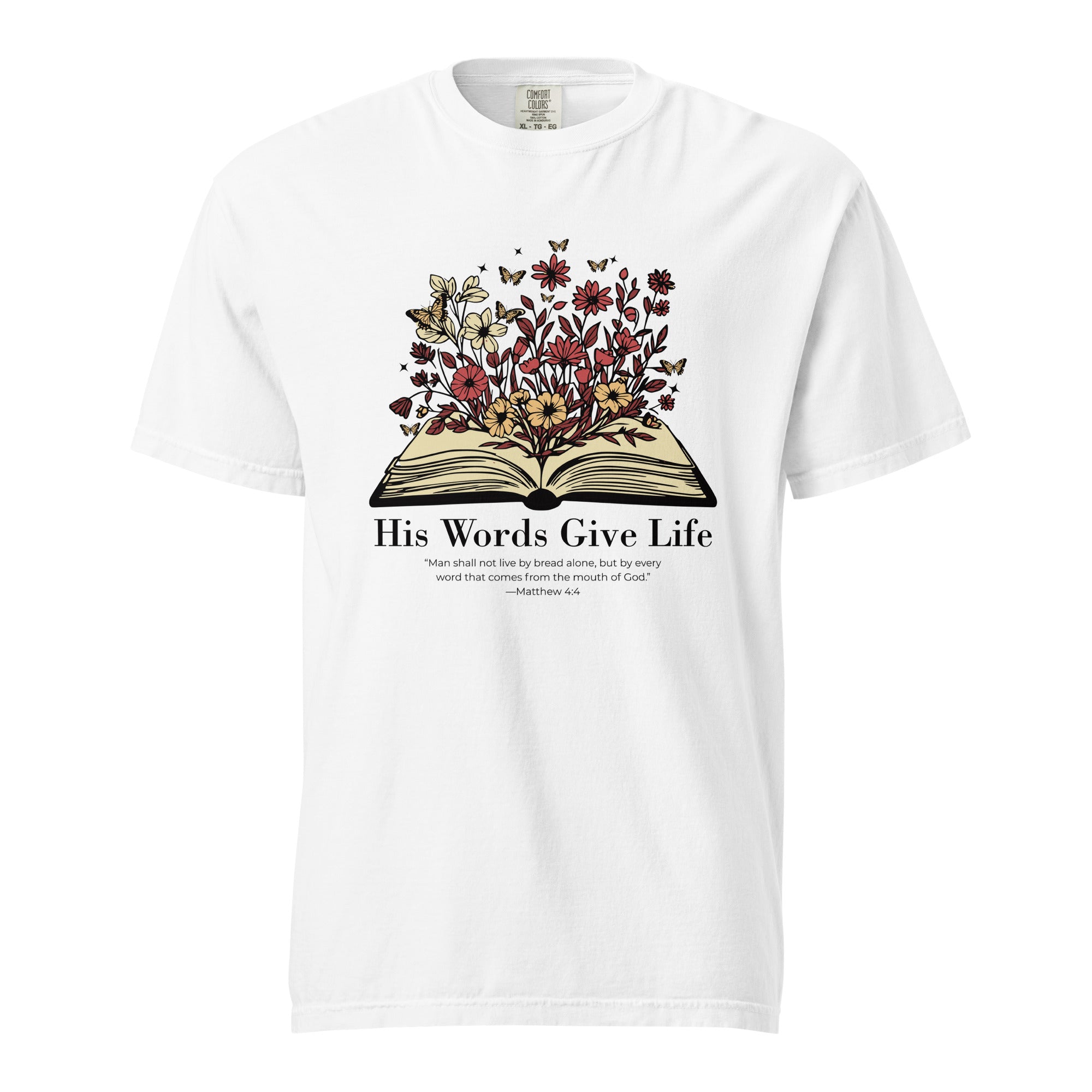 His Words Give Life — Bible & Blooms