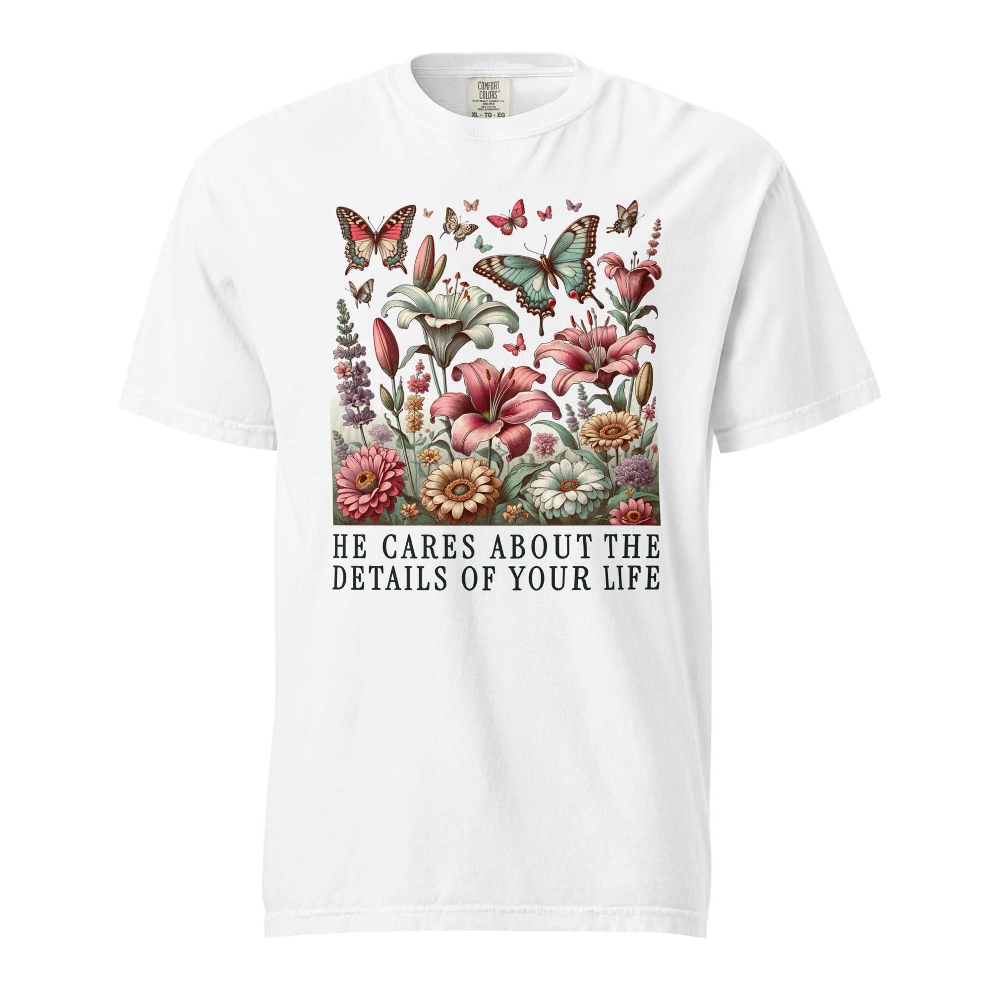 He Cares About the Details — Butterfly Garden