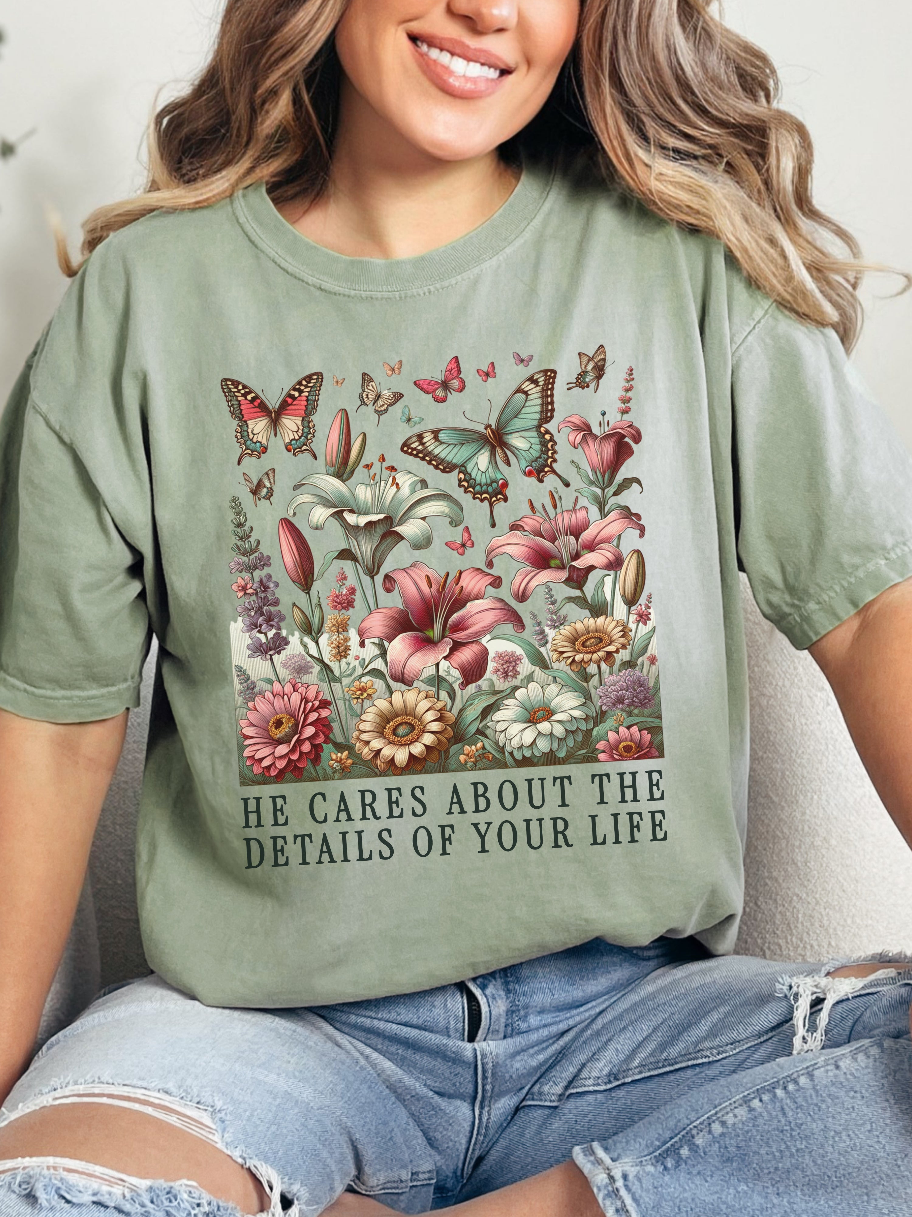 He Cares About the Details — Butterfly Garden