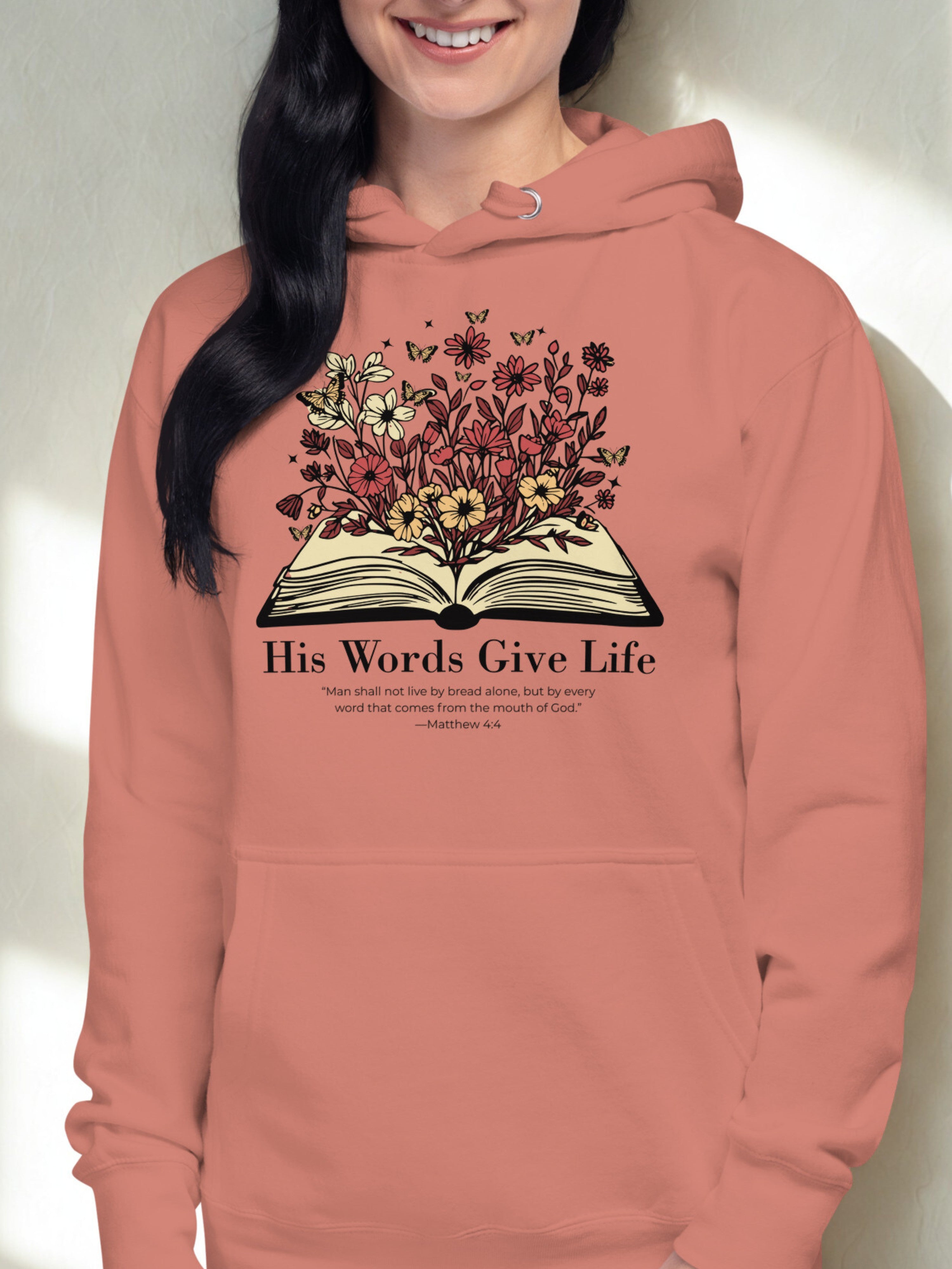 His Words Give Life — Bible & Blooms