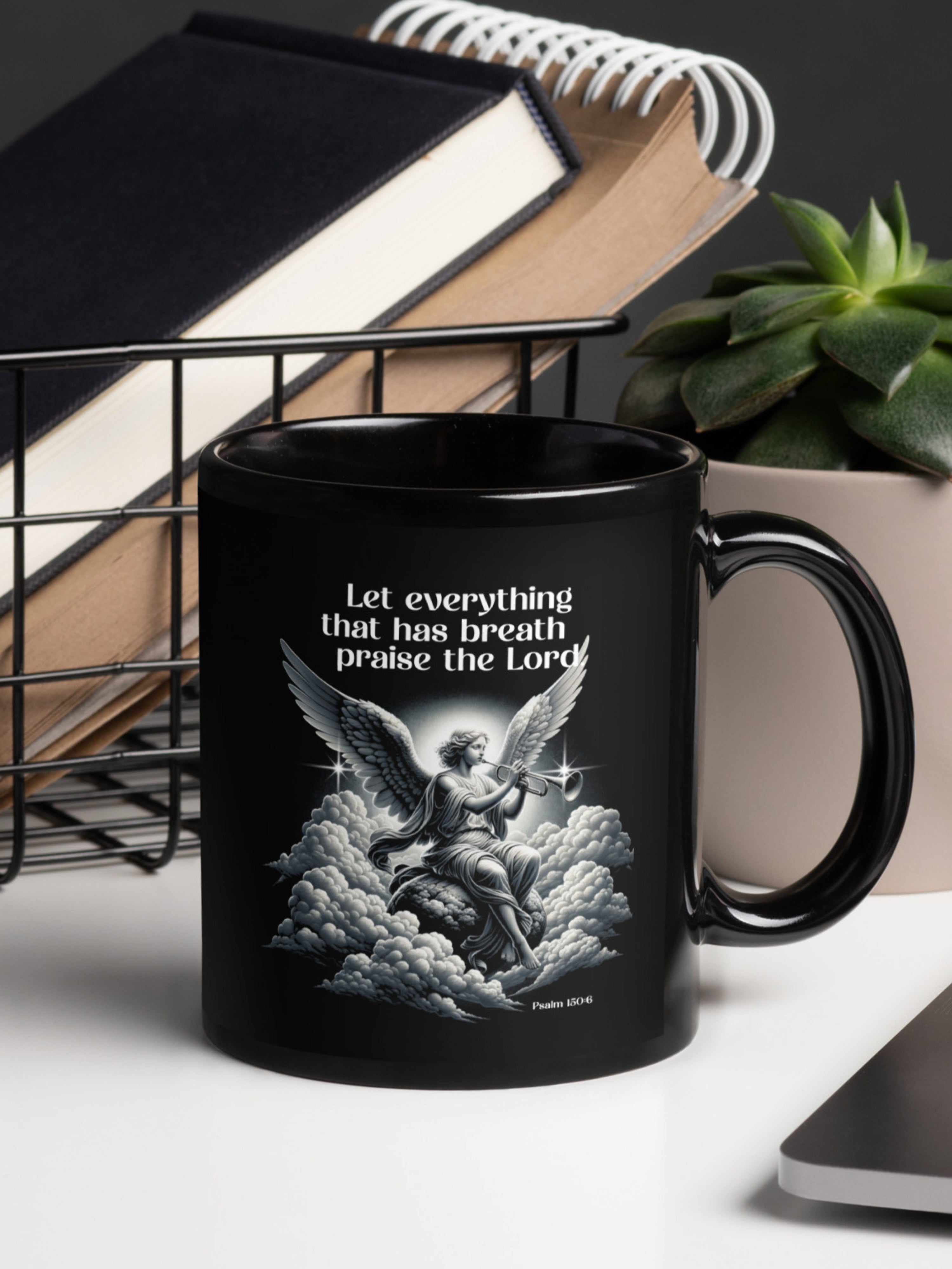 Even the Wind Obeys — Gothic Angel Mug