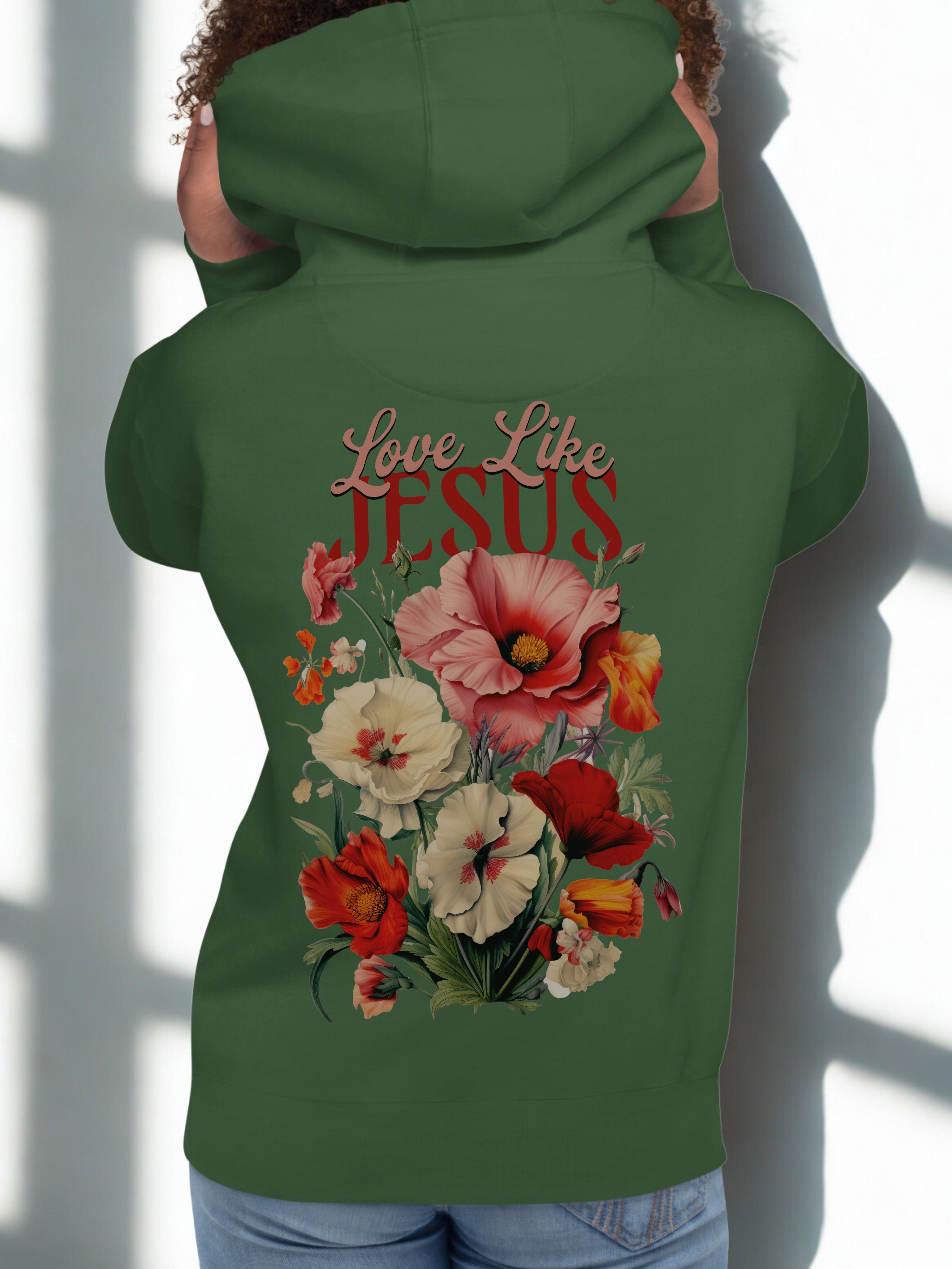 Love Like Jesus — Wildflowers Hoodie