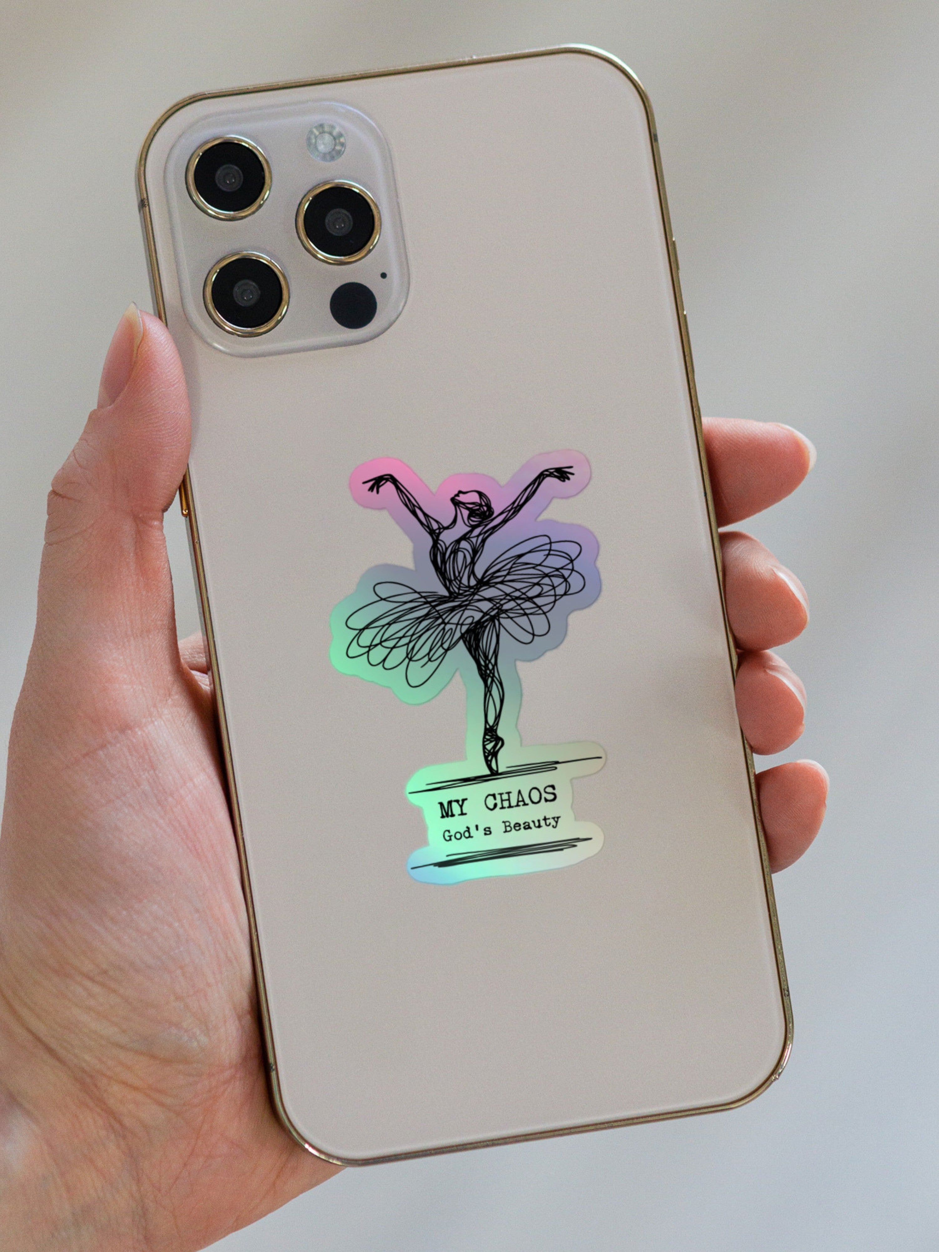 My Chaos God's Beauty — Holographic sticker