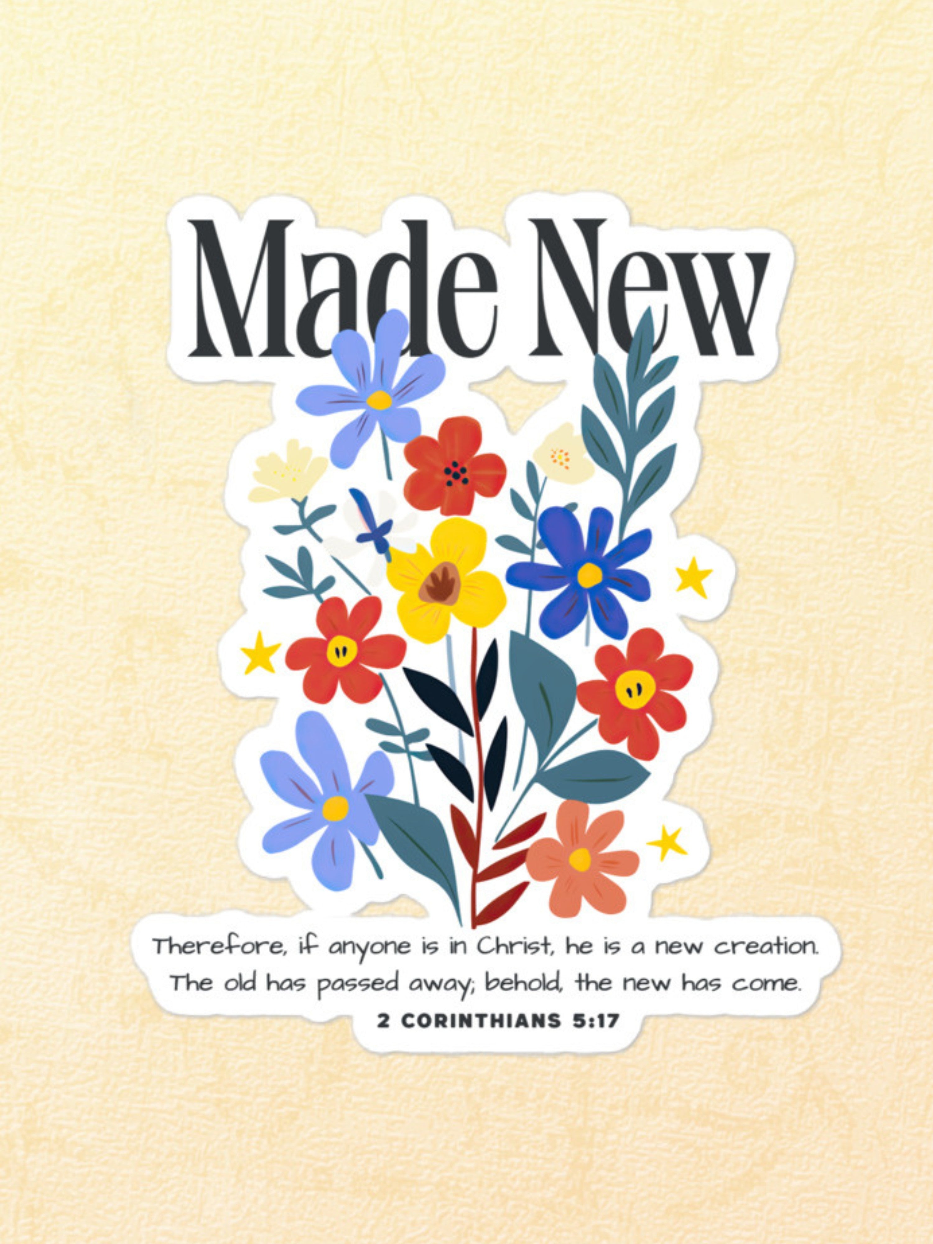 Made New — Whimsy Flowers Sticker