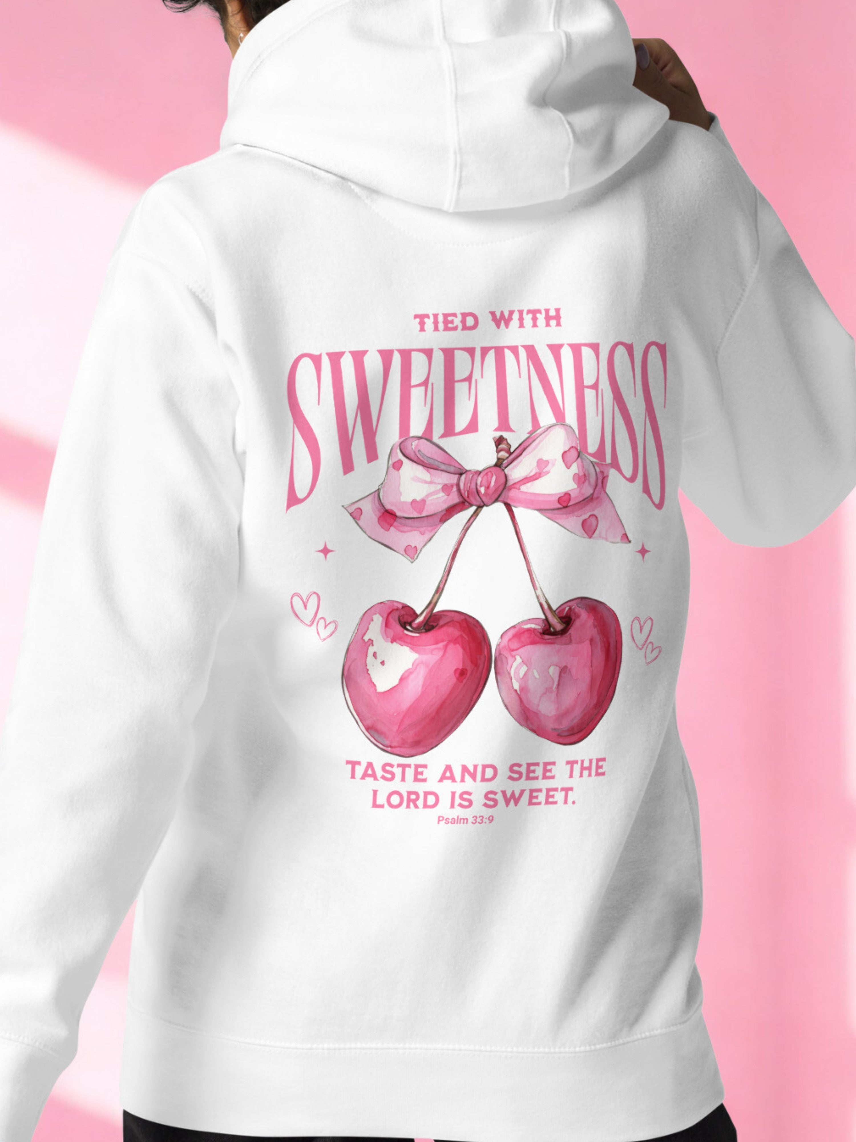 Tied with Sweetness — Cherries Hoodie