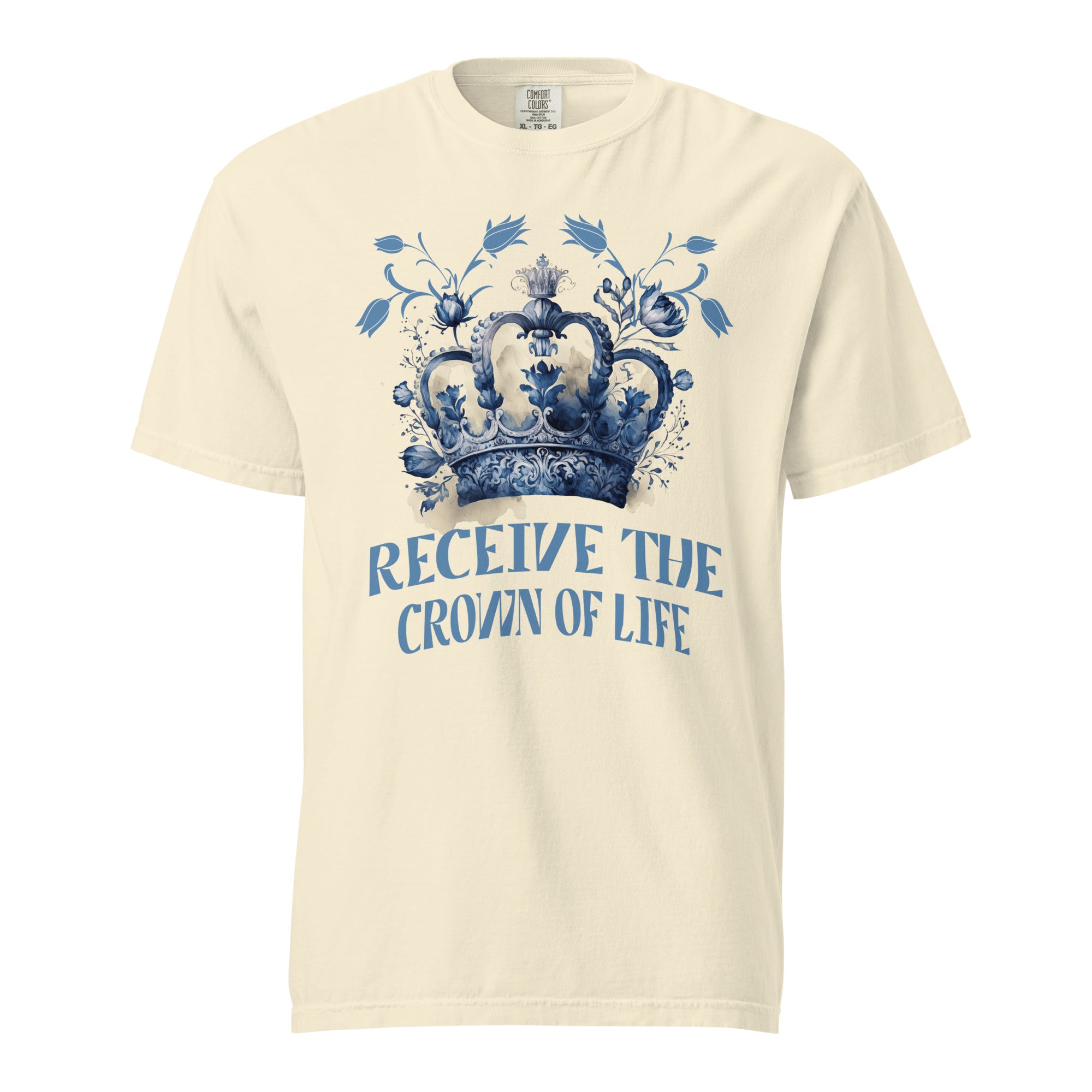 Receive the Crown of Life  —  Delft Blue