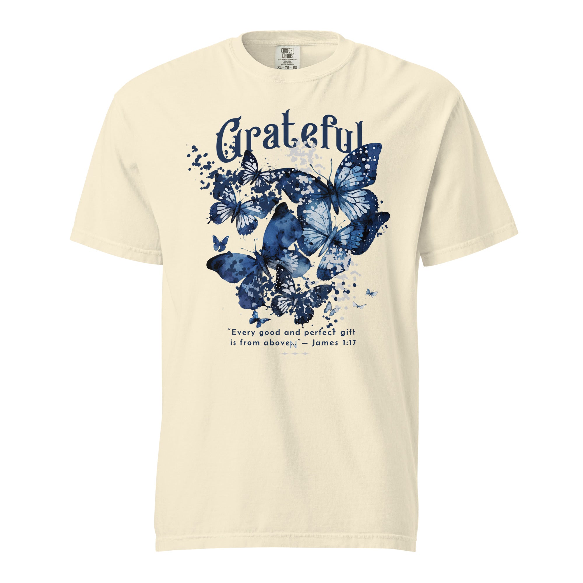 Grateful, Every Good and Perfect Gift — Blue Butterfly