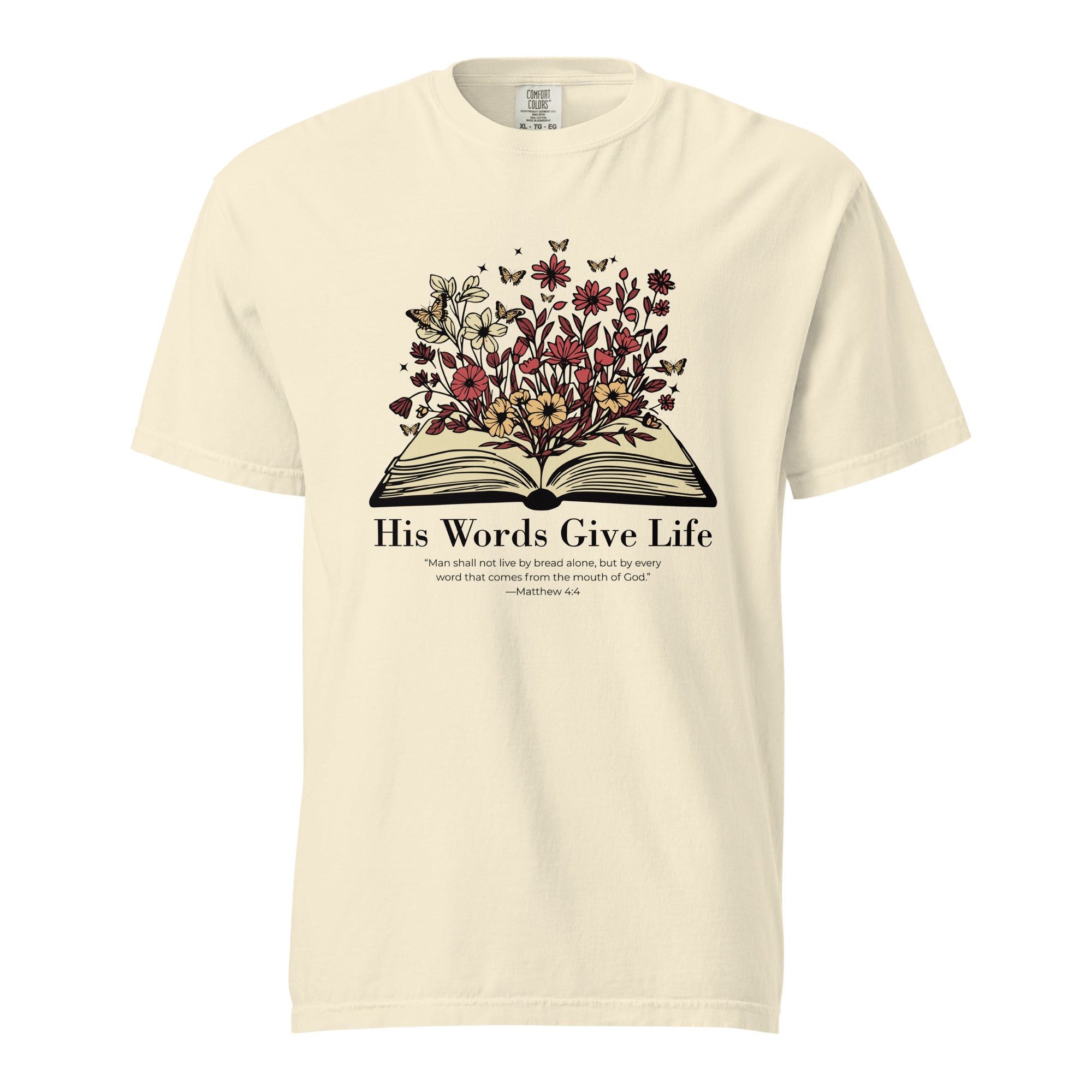 His Words Give Life — Bible & Blooms