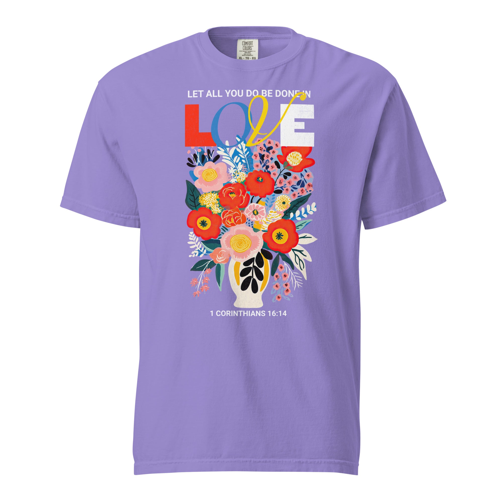 Let All You do be done in LOVE — Color Block Bouquet
